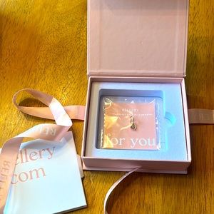 Rellery Miniature Mini Initial Charm Letter D 18k Gold Over Sterling Silver NWT